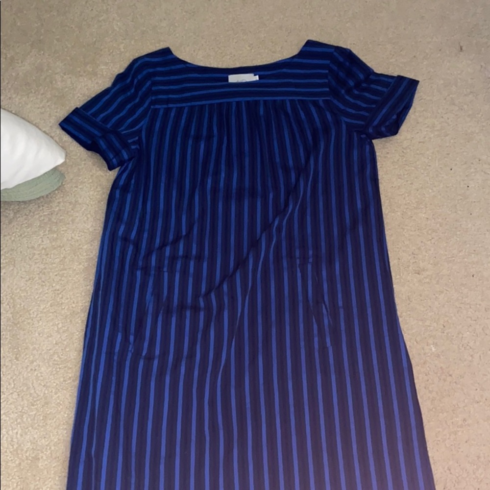 Anthropologie HD Blue Motif Dress
